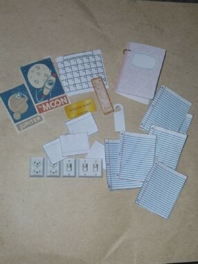 21 Piece Handmade Dollhouse Mini Set